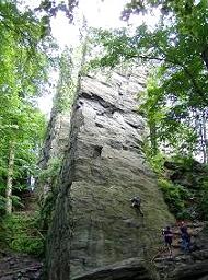 Vyhlídkové skály Rabštejn - Oskava, Bedřichov