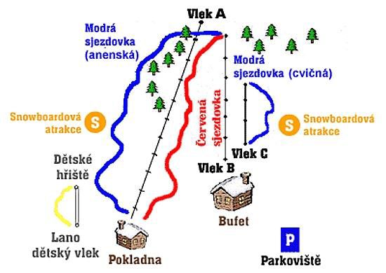 Ski arel Lzesk vrch - Lipov Lzn