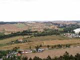 Rozhledna na Cvilíně - výhled z rozhledny