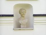 Muzeum Vincenze Priessnitze - busta V. Priessnitze, detail - Jeseník, lázně