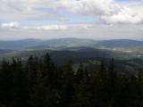 V�hled z rozhledny na Czarne G�re - sm�r SZ