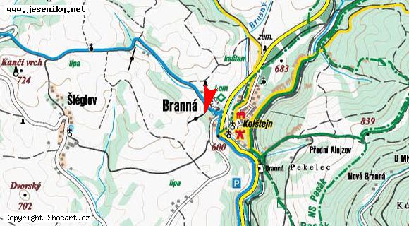 Mapa umístění