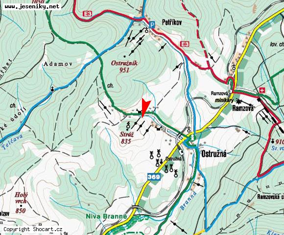 Mapa umístění
