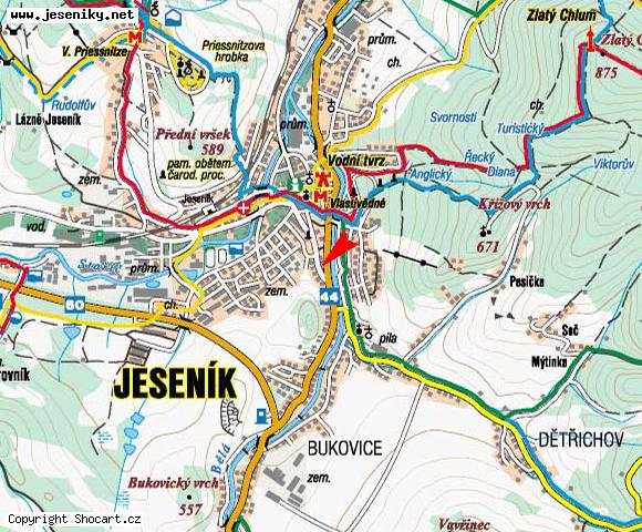 Mapa umístění
